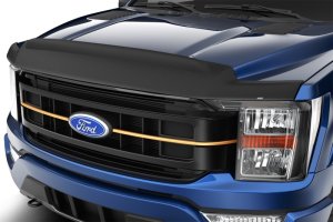 Ford F150 Hood Deflector - Husky Liners - Aeroskin II - Matte Black - `24-`25